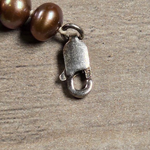 JCM JACMEL CULTURED PEARLS 925 SILVER CLASP 24” 5MM - Picture 2 of 3